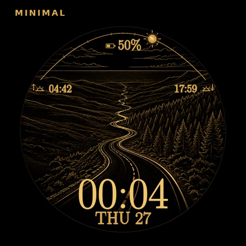 Golden Road Sundial official dial preview